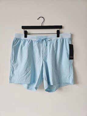 NWT LULULEMON FOAM Light Blue License To Train Shorts 7" Linerless Men's XXL